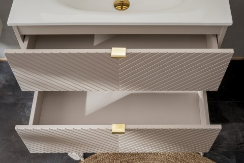 Szafka pod umywalkę VIVA CASHMERE 80cm 2 szuflady