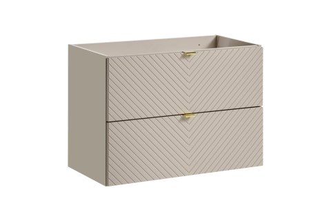 Szafka pod umywalkę VIVA CASHMERE 80cm 2 szuflady