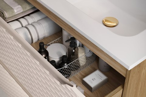 Szafka pod umywalkę 80cm 2 szuflady