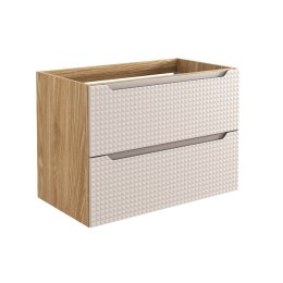 Szafka pod umywalkę 80cm 2 szuflady Luxor Beige