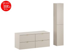 Zestaw meblowy 120cm z blatem i Szafką wysoką