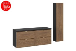 Zestaw meblowy 120cm z blatem i Szafką wysoką