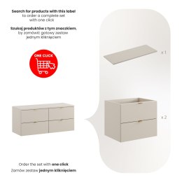 Zestaw meblowy 120cm z blatem