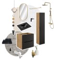 Zestaw meblowy 120cm z umywalką meblową GO 2