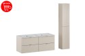 Zestaw meblowy 120cm z umywalką meblową Lava i szafką wysoką