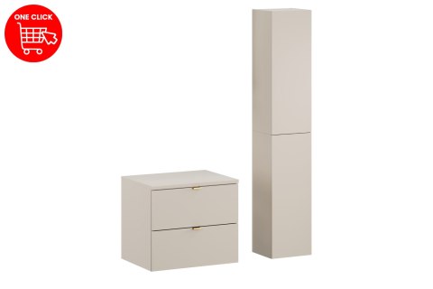 Zestaw meblowy 60cm z blatem i Szafką wysoką