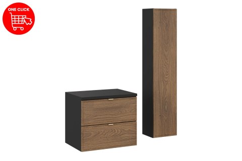 Zestaw meblowy 60cm z blatem i Szafką wysoką