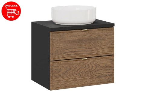 Zestaw meblowy 60cm z blatem i umywalką nablatową Maja