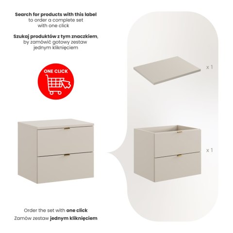 Zestaw meblowy 60cm z blatem