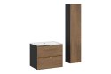 Zestaw meblowy 60cm z umywalką meblową SKY i szafką wysoką