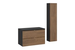 Zestaw meblowy 80cm z blatem i Szafką wysoką