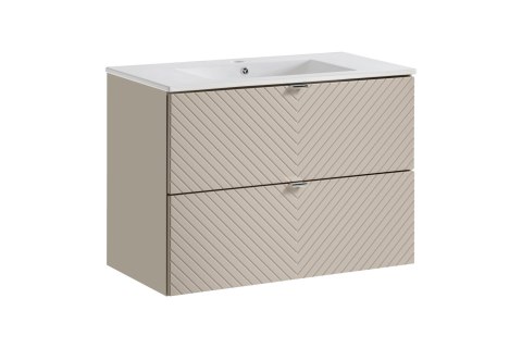 Zestaw meblowy Viva Cashmere, 80cm z umywalką meblową Dance