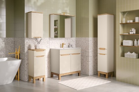 Szafka z lustrem 80cm 2 drzwi