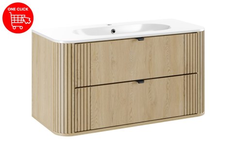 Zestaw meblowy 100cm z umywalką meblową Pure