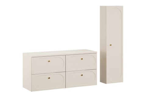 Zestaw meblowy 120cm z blatem i Szafką wysoką