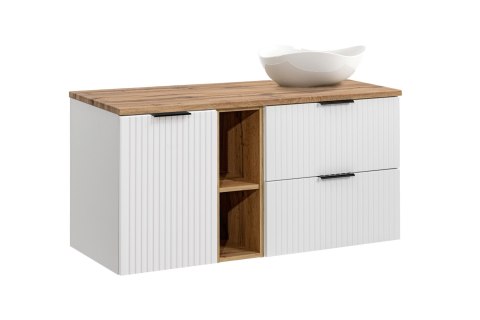 Zestaw meblowy 120cm z blatem i umywalką nablatową Cloud