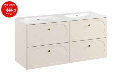 Zestaw meblowy 120cm z umywalką meblową FLY