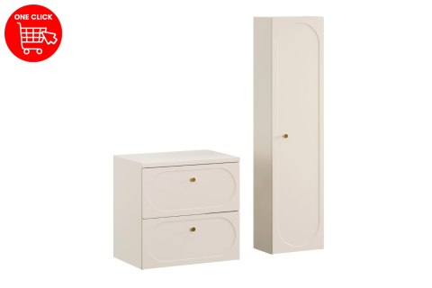 Zestaw meblowy 60cm z blatem i Szafką wysoką