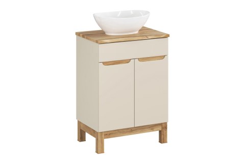 Zestaw meblowy 60cm z blatem i umywalką nablatową Lola