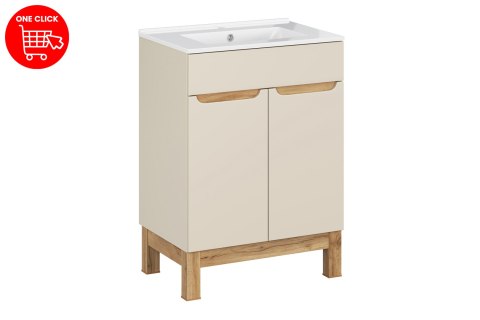 Zestaw meblowy 60cm z umywalką meblową Lava