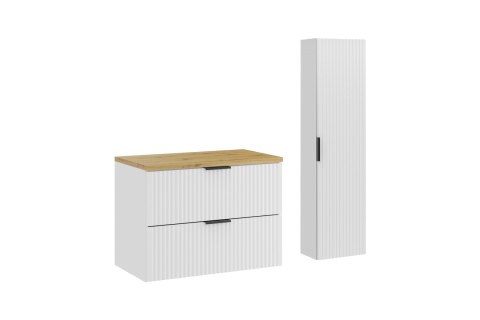 Zestaw meblowy 80cm z blatem i Szafką wysoką