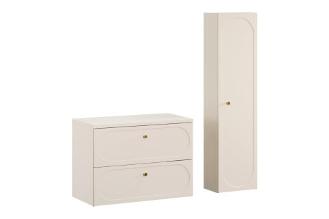 Zestaw meblowy 80cm z blatem i Szafką wysoką