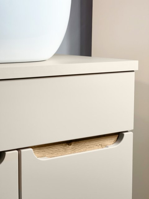 Zestaw meblowy 80cm z blatem i Szafką wysoką