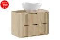 Zestaw meblowy 80cm z blatem i umywalką nablatową Cloud