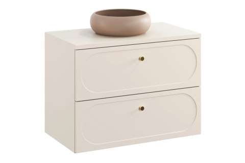 Zestaw meblowy 80cm z blatem i umywalką nablatową Wiki