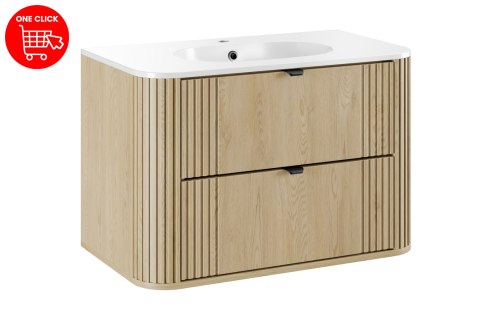 Zestaw meblowy 80cm z umywalką meblową Pure