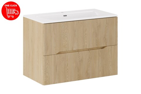 Zestaw meblowy 80cm z umywalką meblową SKY