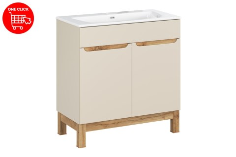 Zestaw meblowy 80cm z umywalką meblową SKY