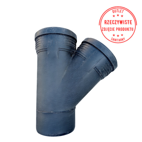 Trójnik Geberit Silent-PP DN160/160, 45° Trójnik Geberit Silent-PP DN160/160, 45°