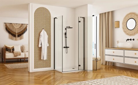 ŚCIANKA PRYSZNICOWA HUGO BLACK 90