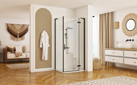 ŚCIANKA PRYSZNICOWA HUGO BLACK 90