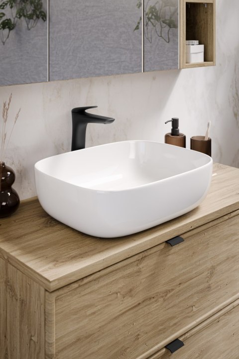 Zestaw meblowy 120cm z blatem i 2 umywalkami nablatowymi Smile Zestaw meblowy 120cm z blatem i 2 umywalkami nablatowymi Smile