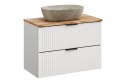 Zestaw meblowy 80cm z blatem i umywalką nablatową Anna