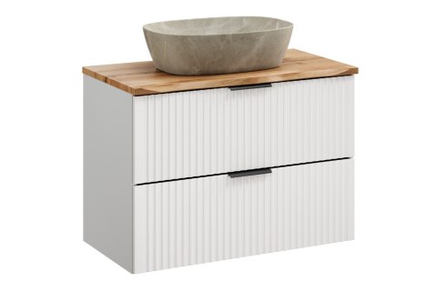 Zestaw meblowy 80cm z blatem i umywalką nablatową Anna Zestaw meblowy 80cm z blatem i umywalką nablatową Anna