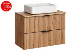 Zestaw meblowy 80cm z blatem i umywalką nablatową Magic