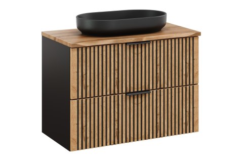 Zestaw meblowy 80cm z blatem i umywalką nablatową River