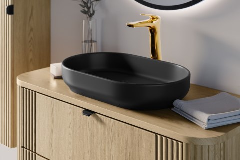 Zestaw meblowy 80cm z blatem i umywalką nablatową River