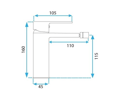 BATERIA BIDETOWA MY2021-9B ARGUS CZARNA