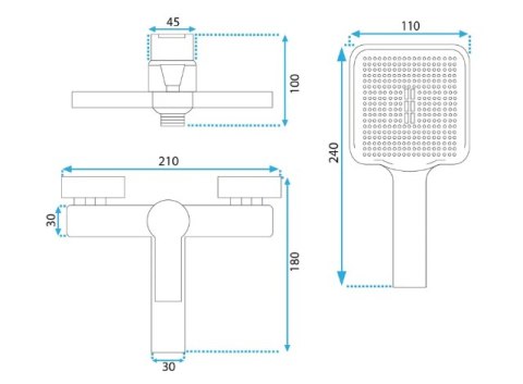 BATERIA WANNOWA MY2021-3G ARGUS ZŁOTA