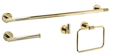 KOMPLET WIESZAKÓW ŁAZIENKOWYCH GRID GOLD KOMPLET WIESZAKÓW ŁAZIENKOWYCH GRID GOLD