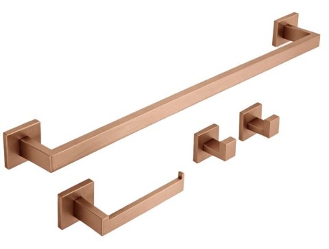 KOMPLET WIESZAKÓW ŁAZIENKOWYCH RIO BRUSH COPPER KOMPLET WIESZAKÓW ŁAZIENKOWYCH RIO BRUSH COPPER