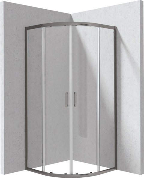 Kabina prysznicowa półokrągła 90x90 cm