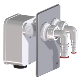 Komplet przyłączeniowy podwójny do korpusu syfonu HL4000.0