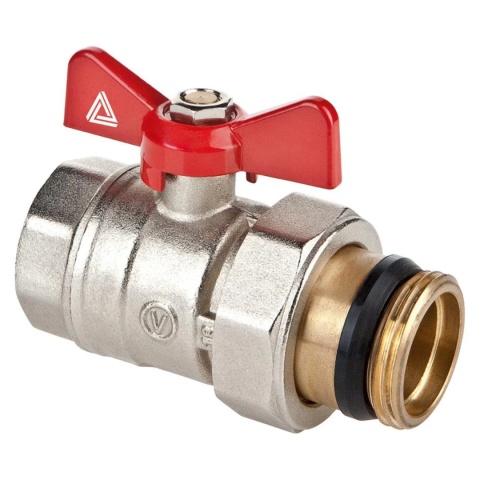 Zawór kulowy do rozdzielacza z półśrubunkiem PN10 1'' (DN25) TRINNITY Zawór kulowy do rozdzielacza z półśrubunkiem PN10 1'' (DN25) TRINNITY