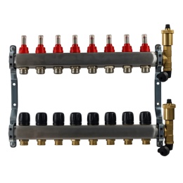 Rozdzielacz do ogrzewania podłogowego RZT (16 sekcji) STANDARD