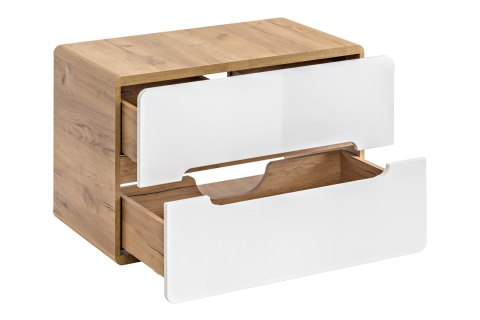 Szafka pod umywalkę 80cm ARUBA WHITE szuflady